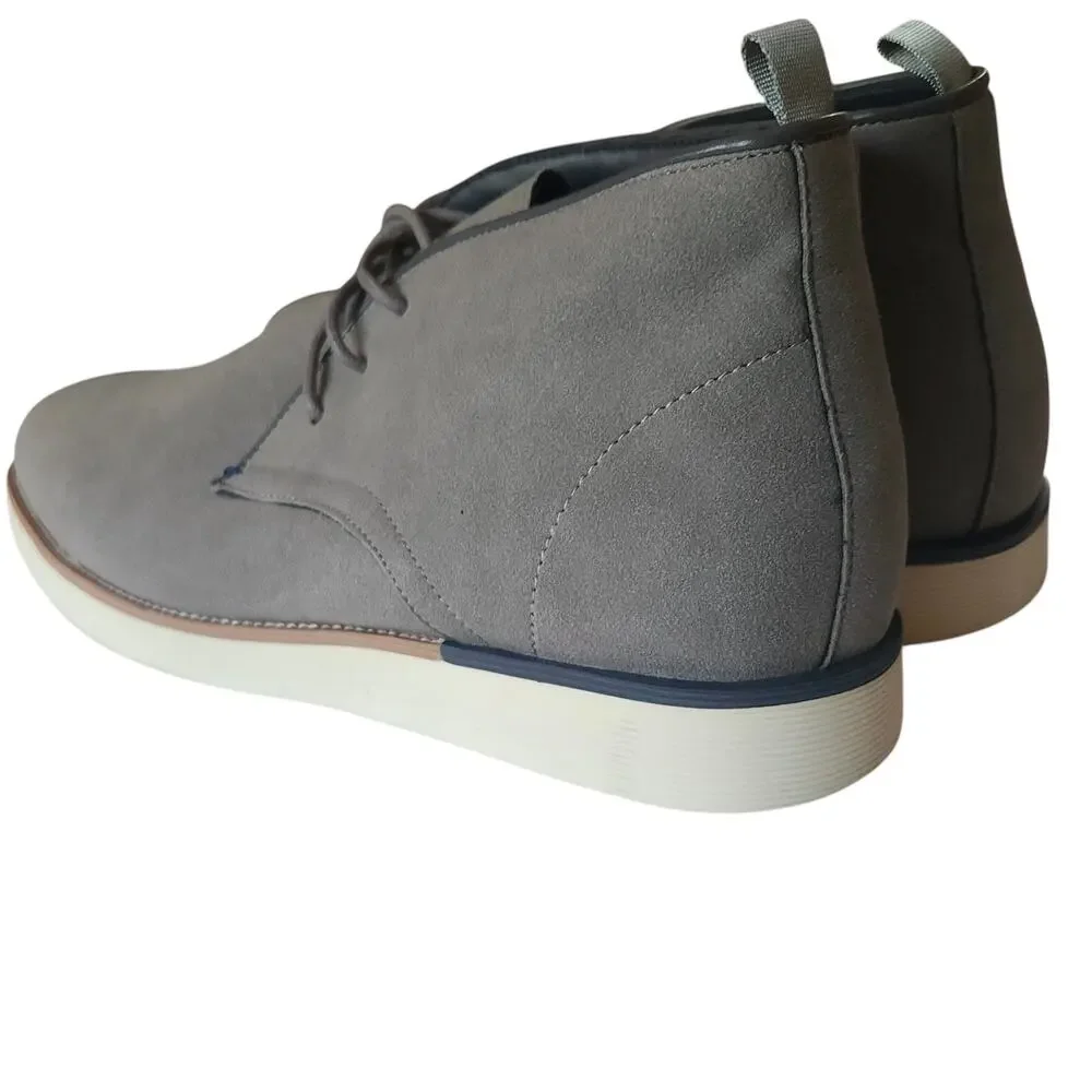 VANCE Jimmy Plain Toe Chukka Boot Grey Mens 12 | MSRP $109.99